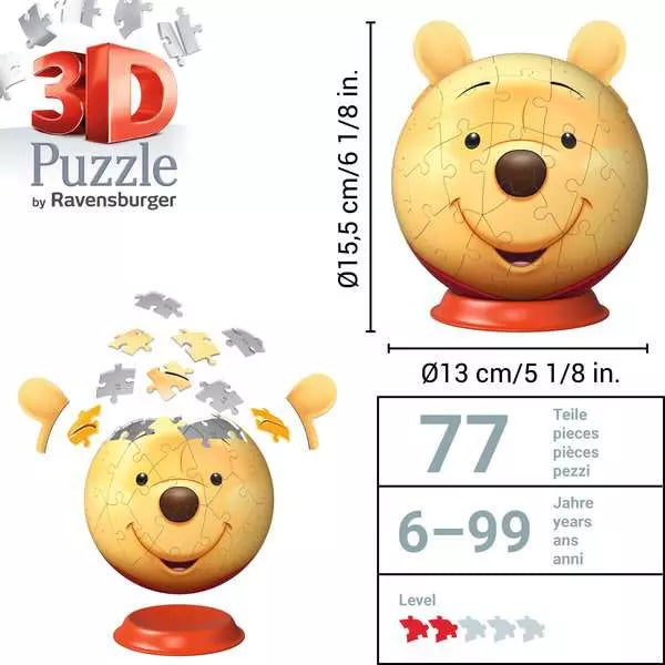 Winnie the Pooh - 77 pcs 3D