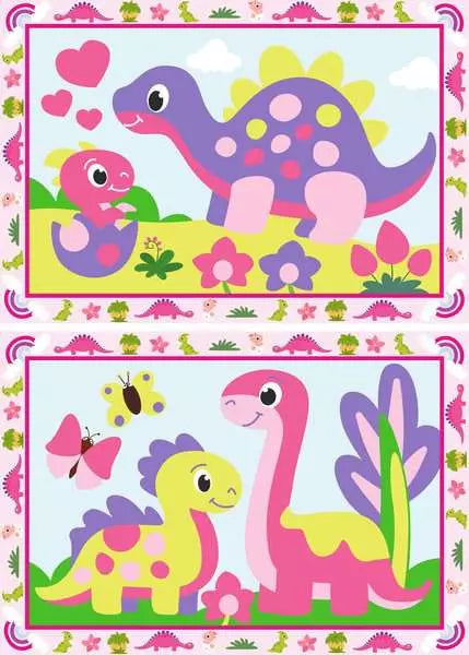 CreArt - Dinosaures colorés