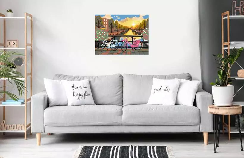 CreArt: Canvas Edition - Amsterdam at Sunset