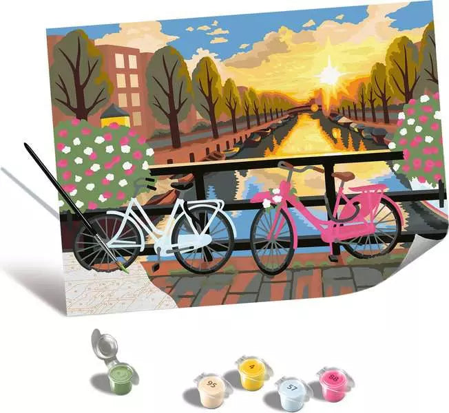 CreArt: Canvas Edition - Amsterdam at Sunset