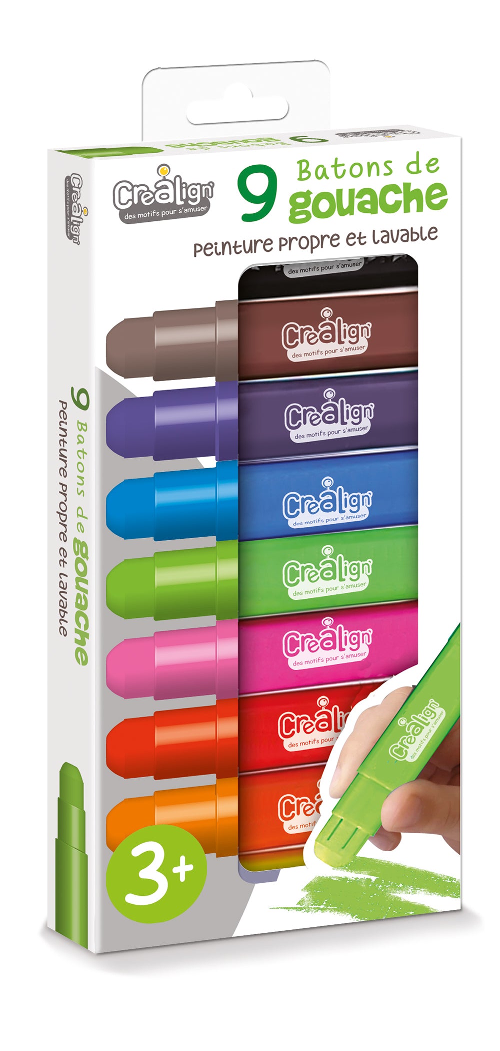 Crealign - My First Paint Sticks 9 Pieces