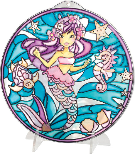 Crealign - Giant Stained-Glass Window : Mermaid of Light