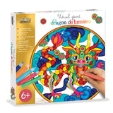 Crealign - Vitrail géant : Dragon de lumière