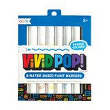 Vivid Pop - Water-Based Opaque Paint Markers - Classic Colors (8)