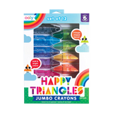 Happy Triangles - Jumbo Triangular Crayons (12)