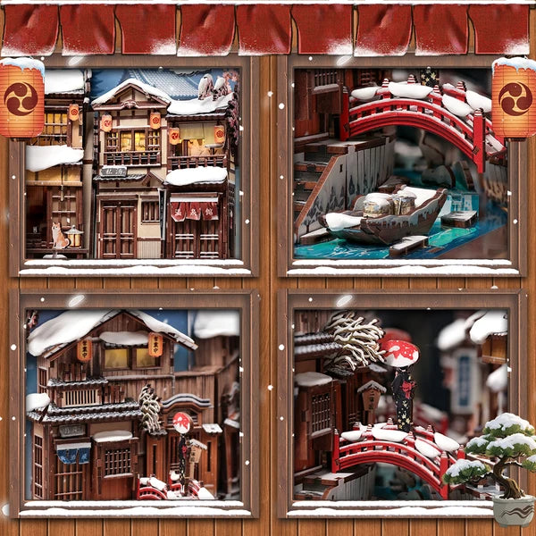 DIY Book Nook - Kyoto Snow Whisper