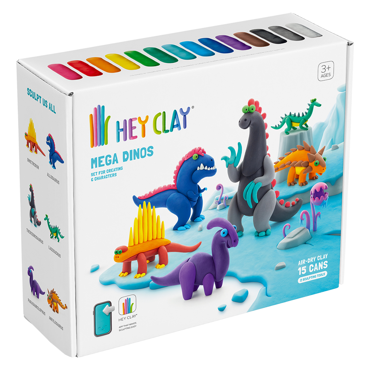 Hey Clay set - Mega Dinos