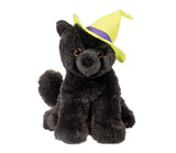 Chat avec chapeau de sorcière mini