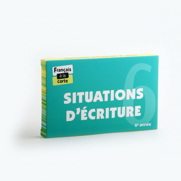 Français à la carte - Situations d'écriture (Fr)