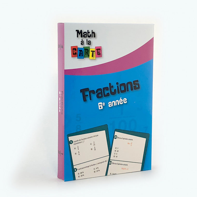 Math à la carte - Fractions (Fr)