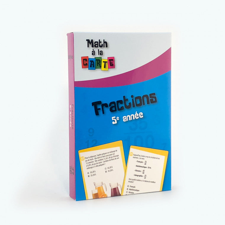 Math à la carte - Fractions (Fr)