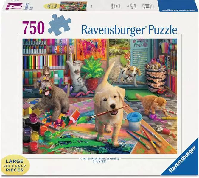 Petits chiots créatifs - 750 mcx Large