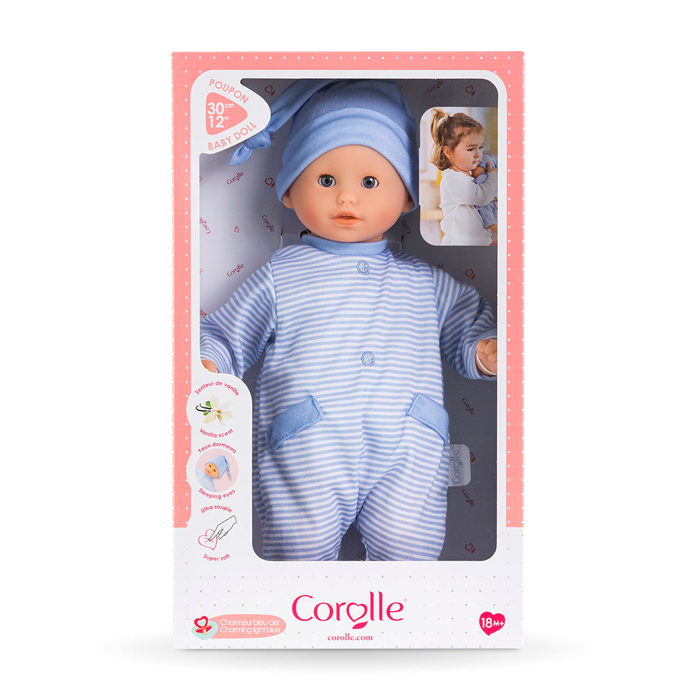 Bébé Calin - Charmeur bleu ciel 30 cm