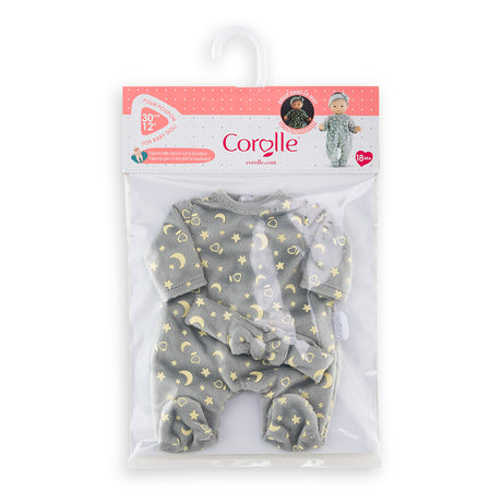 Vêtement 30 cm - Pyjama brille dans la nuit et bandeau