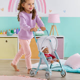 Poussette pour poupon 30 cm - Étoiles