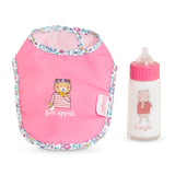 Bib and Magic Milk Bottle for 36 to 42 cm Corolle Dolls