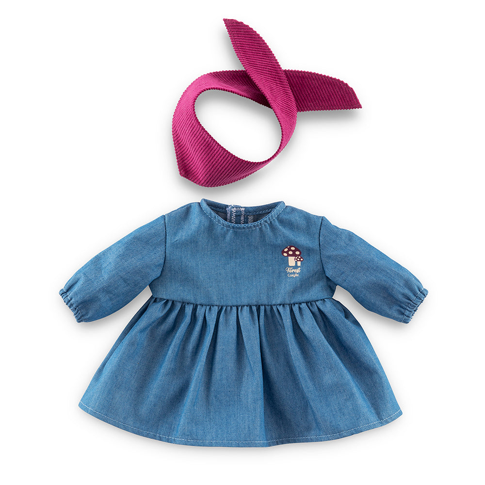 Outfit 30 cm - Jeans Dress and Scarf