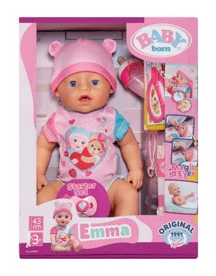Baby Born Magic eyes girl doll 43 cm La Ribouldingue