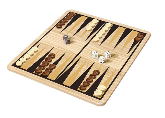 Backgammon en bois (Bil)