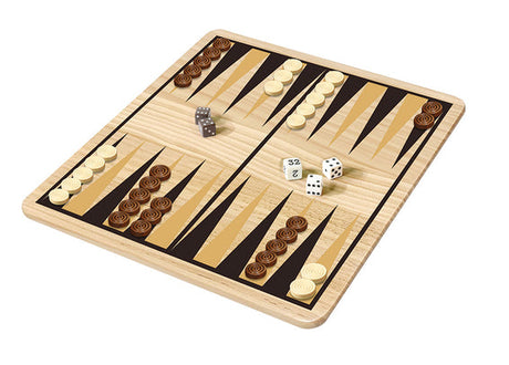 Backgammon en bois (Bil)
