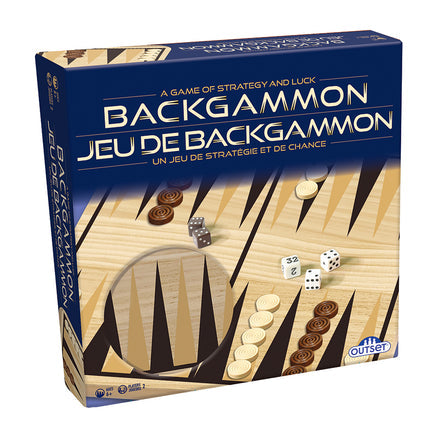 Backgammon en bois (Bil)