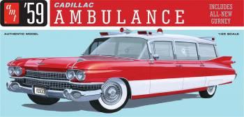 1959 Cadillac Ambulance avec civière - La Ribouldingue