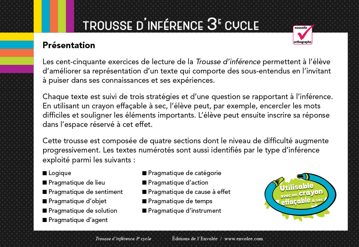 Trousse d'inférence (Fr)