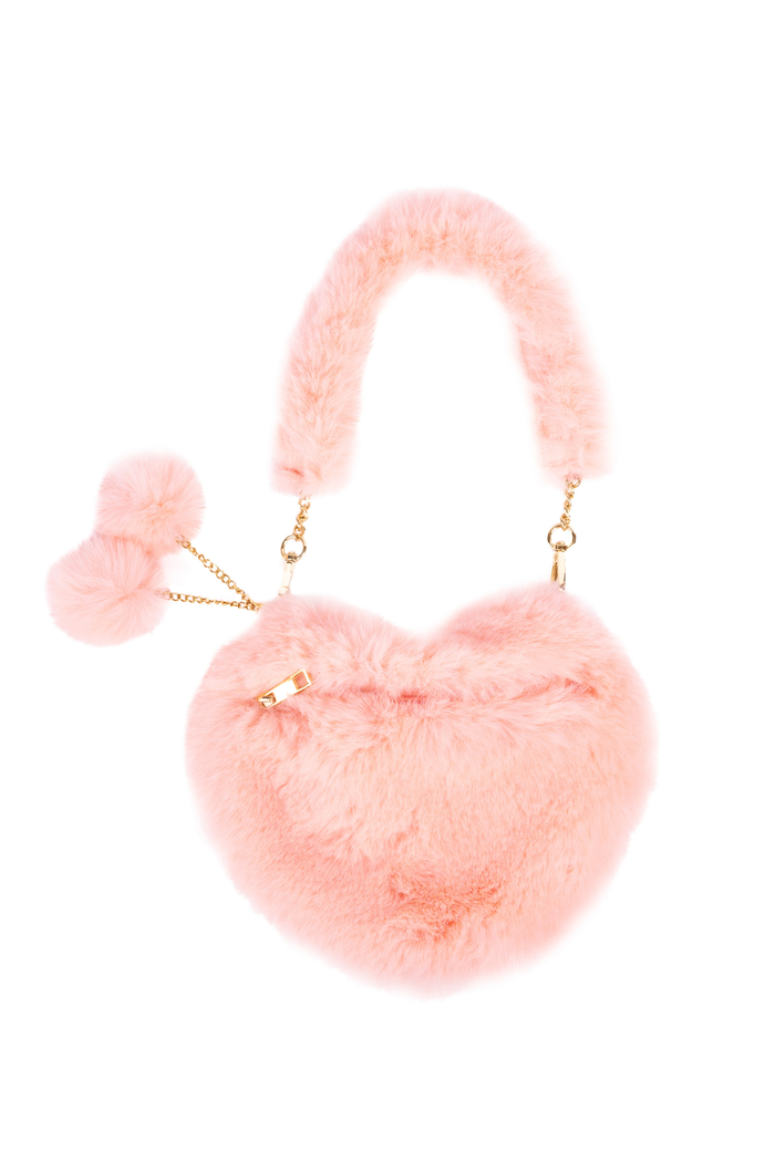 Sac à main fourrure - Peach Passion