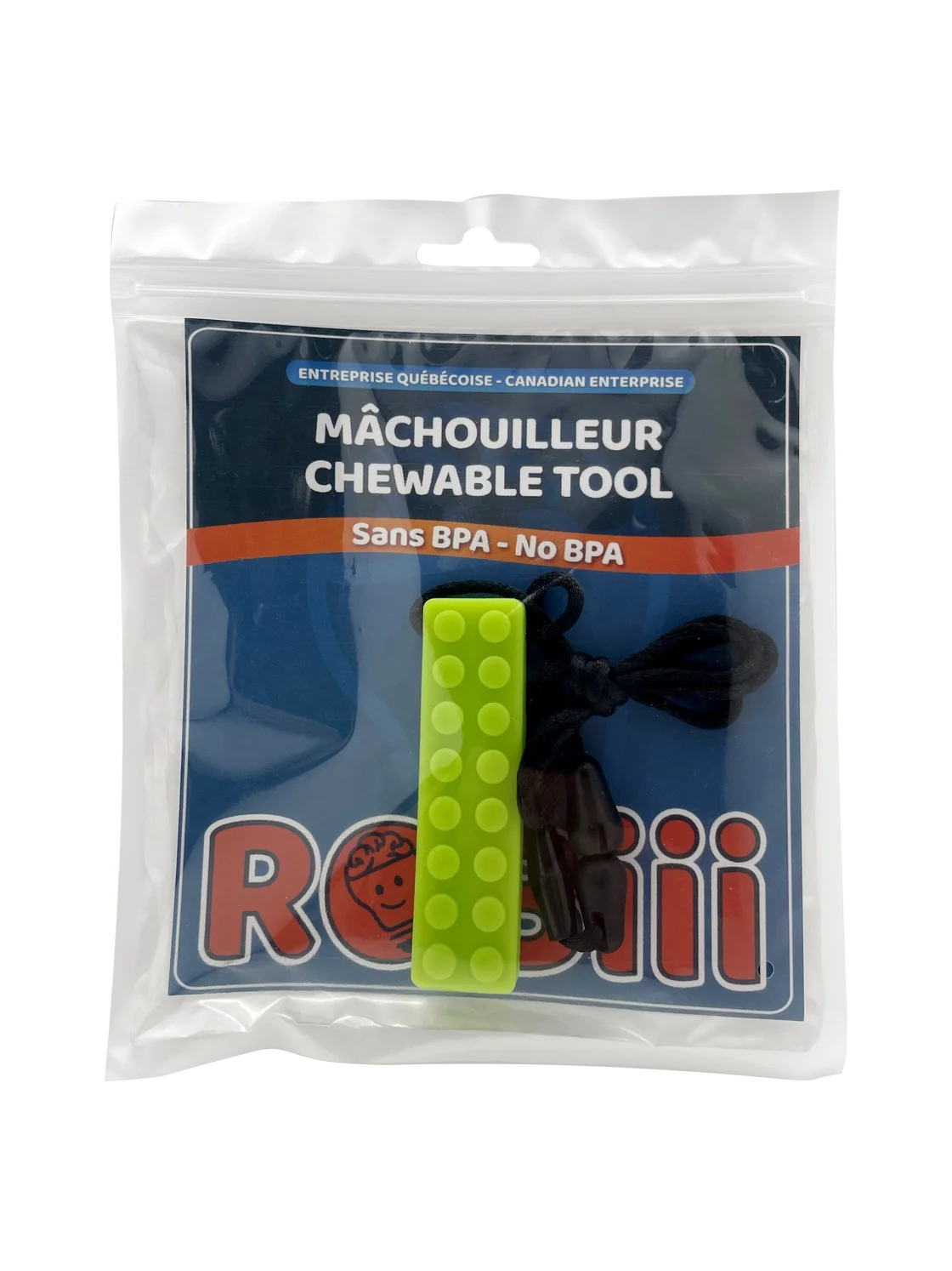 Collier mâchouille brique