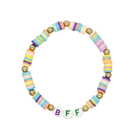 Ensemble de bracelet d'amitié - Perles pastel