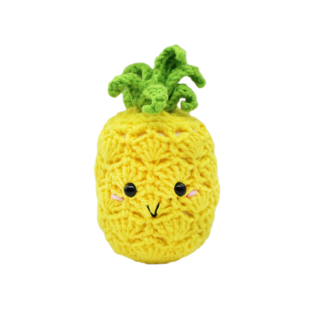 DIY Crochet Key Ring - Happy Pineapple (Bil)