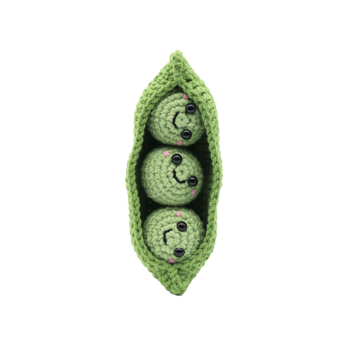 DIY Crochet Key Ring - Peas in a Pod (Bil)