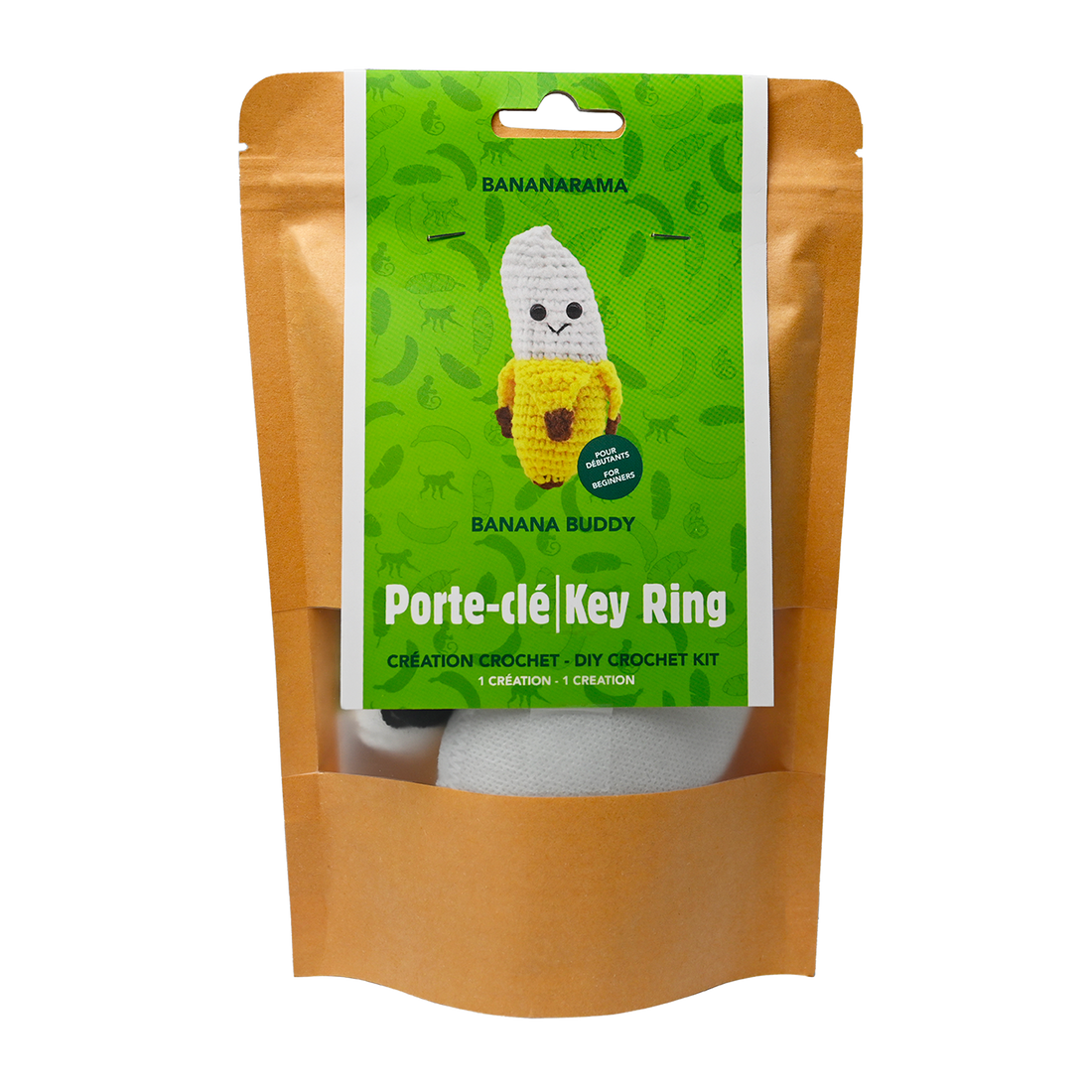 DIY Crochet Key Ring - Banana Buddy (Bil)