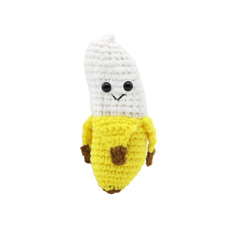 DIY Crochet Key Ring - Banana Buddy (Bil)