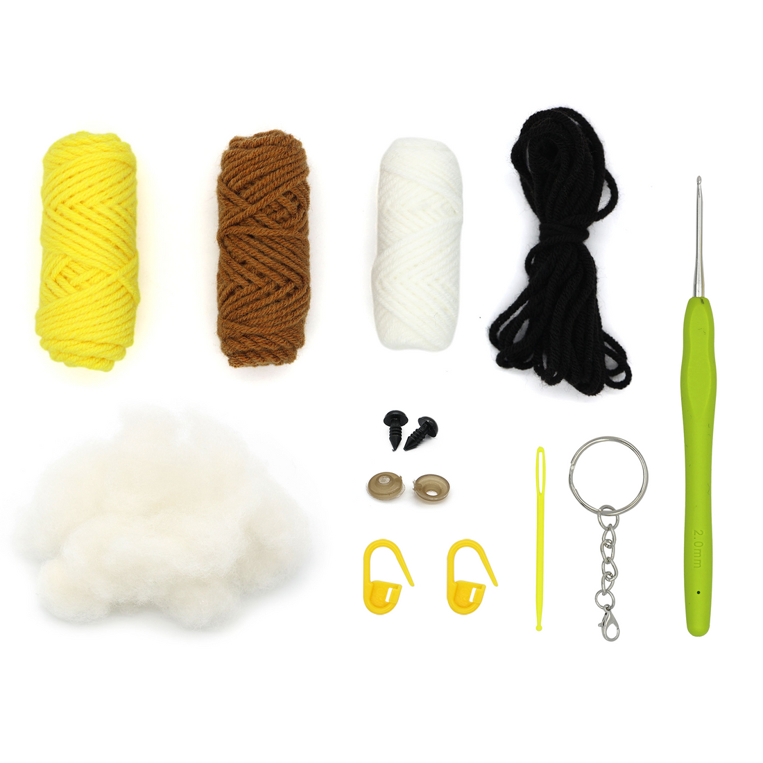 DIY Crochet Key Ring - Banana Buddy (Bil)