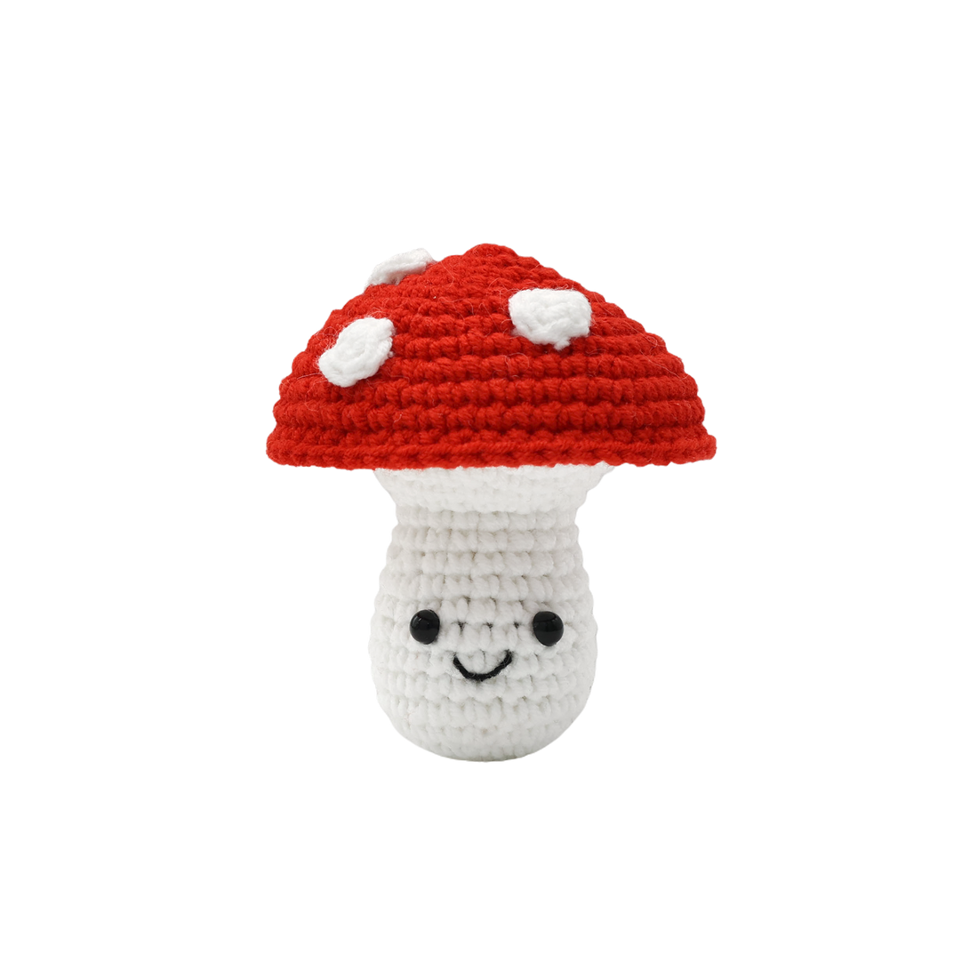 DIY Crochet Key Ring - Mini Mushroom (Bil)