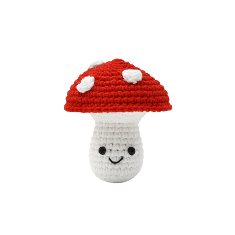 DIY Crochet Key Ring - Mini Mushroom (Bil)
