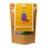 DIY Crochet Key Ring - Eggplant (Bil)