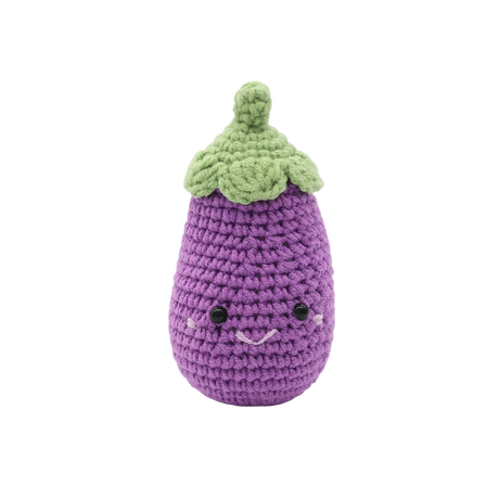 DIY Crochet Key Ring - Eggplant (Bil)