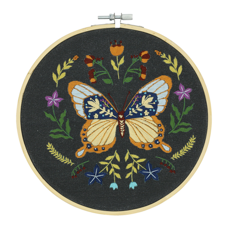 Embroidery Kit - Midnight Butterfly (Bil)