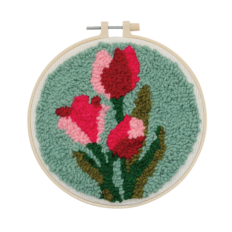 Punch Needle Kit - Flowers (Bil)