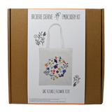Embroidery Kit - Flower Tote (Bil)
