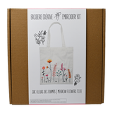 Embroidery Kit - Meadow Flowers Tote