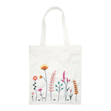 Embroidery Kit - Meadow Flowers Tote