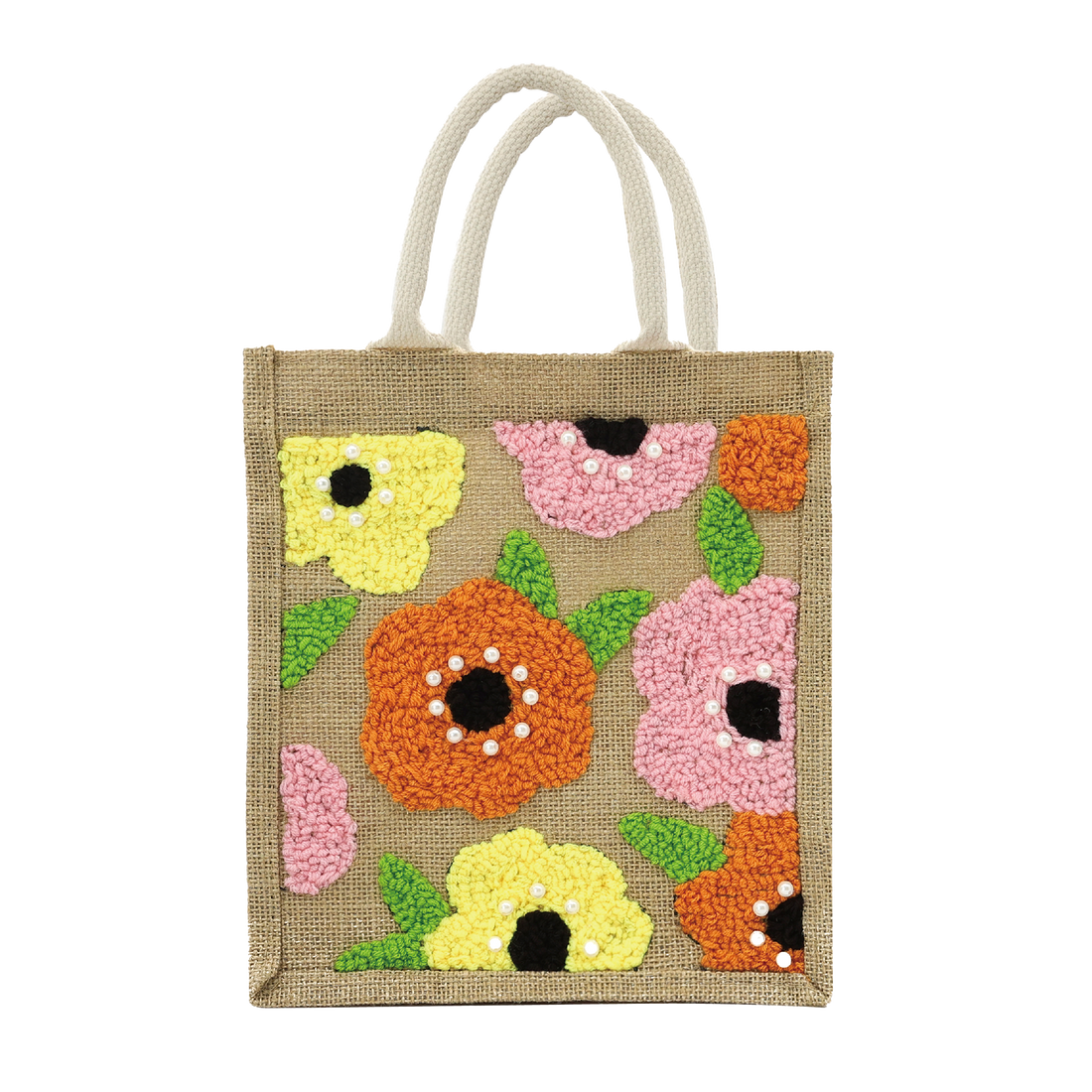 Punch Needle Kit - Floral Bag (Bil)