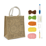 Punch Needle Kit - Floral Bag (Bil)