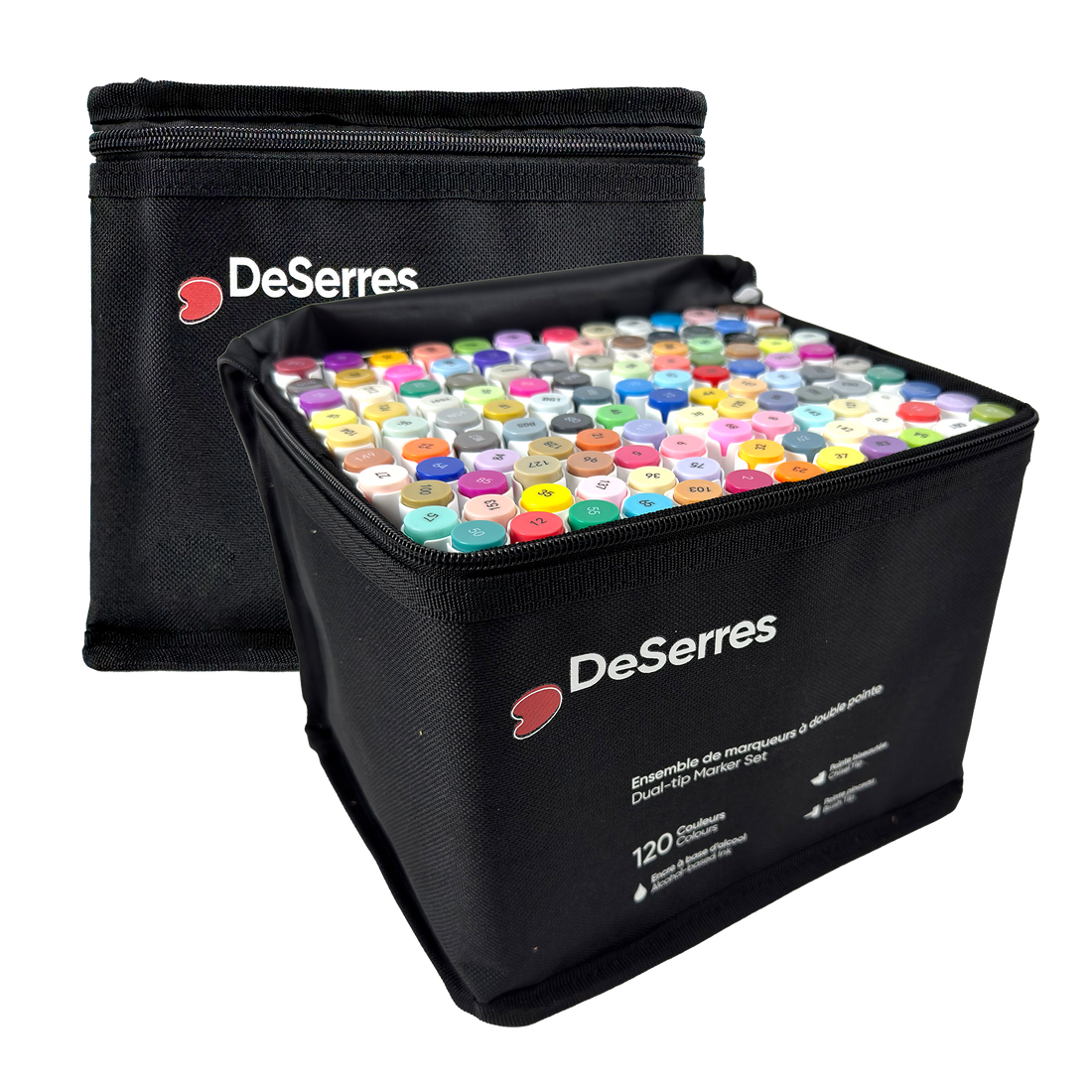 Dual-Tip Alcohol Based Marker Set (120)