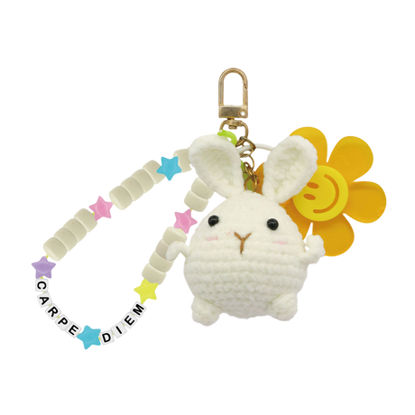 Kit DIY porte-clés crochet - Petit lapin (Bil)