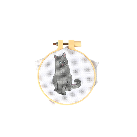 Kit DIY point de croix - Mistigri (Bil)