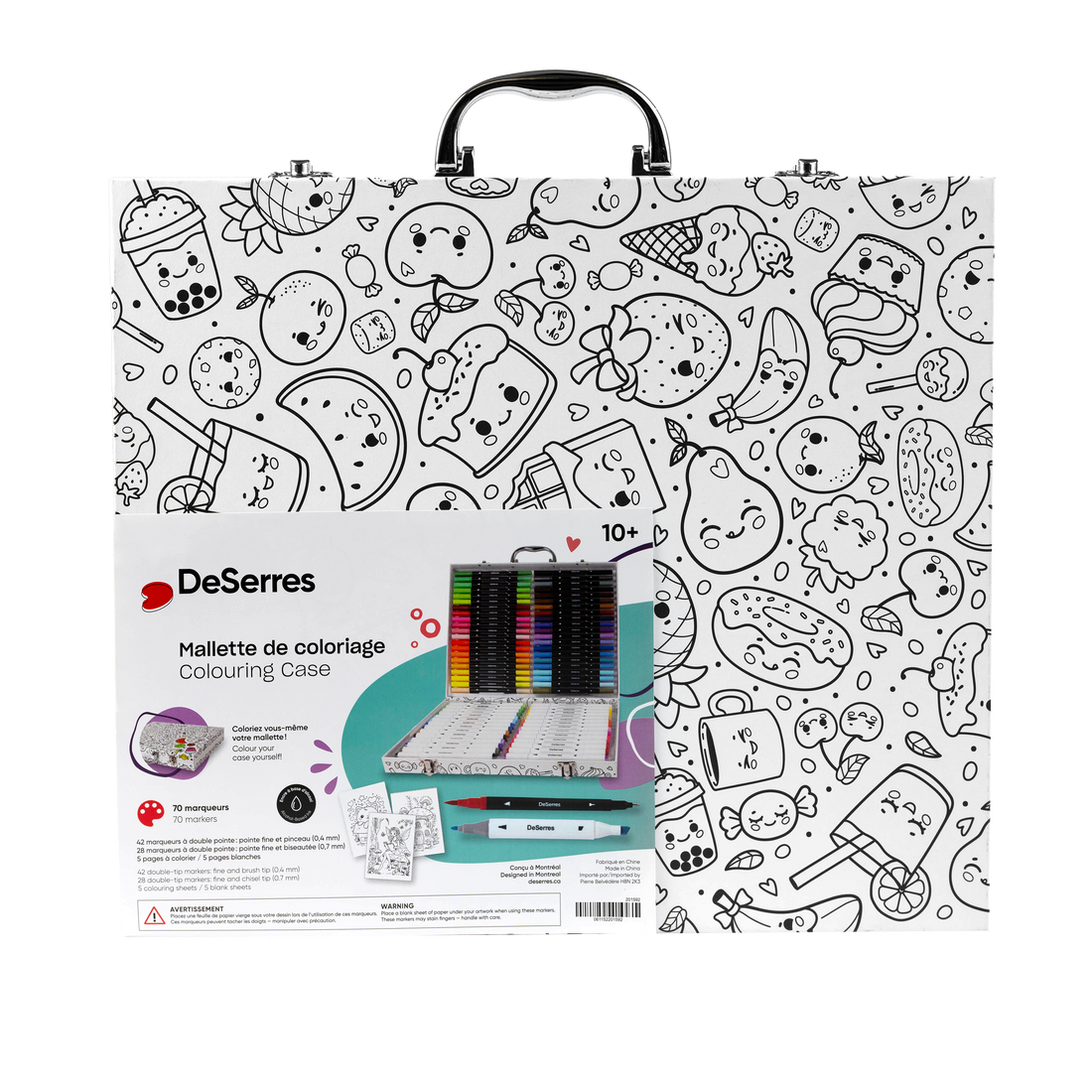 Mallette de coloriage - 70 marqueurs